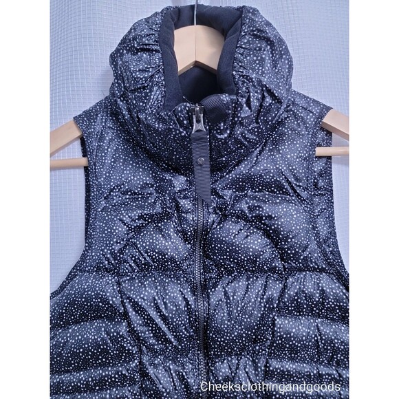 Lululemon 2 Fluffin Awesome Goose Down Vest  Women's size 2 Freckle Flower - Picture 5 of 10